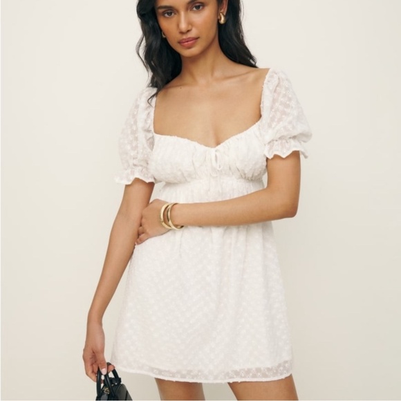 Reformation Channa Dress White Ivory - Picture 1 of 6